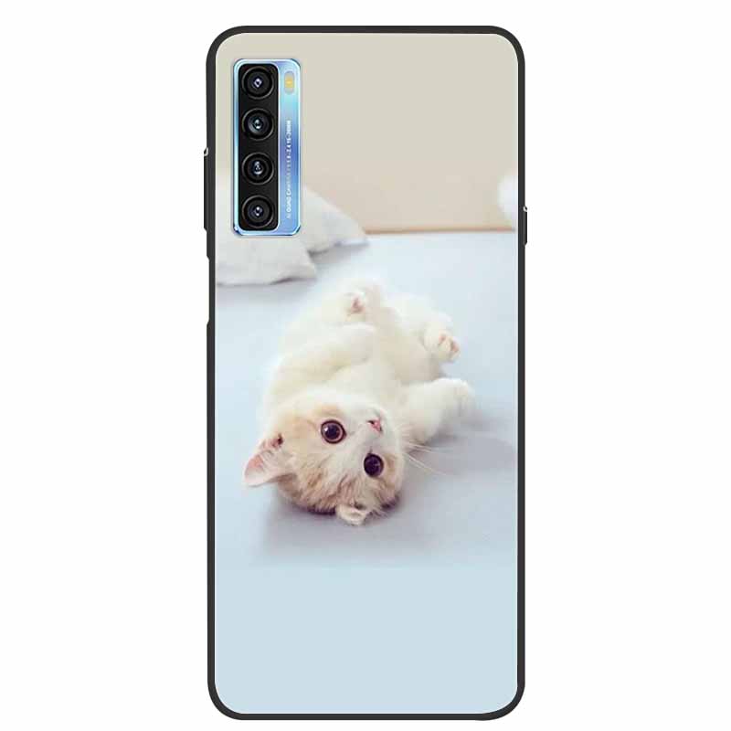 For TCL 20L Case Cute Painted Soft Silicone Back Cover for TCL 20L+ Plus T775H Phone Cases TPU Bumper For TCL 20S 20 L T774H