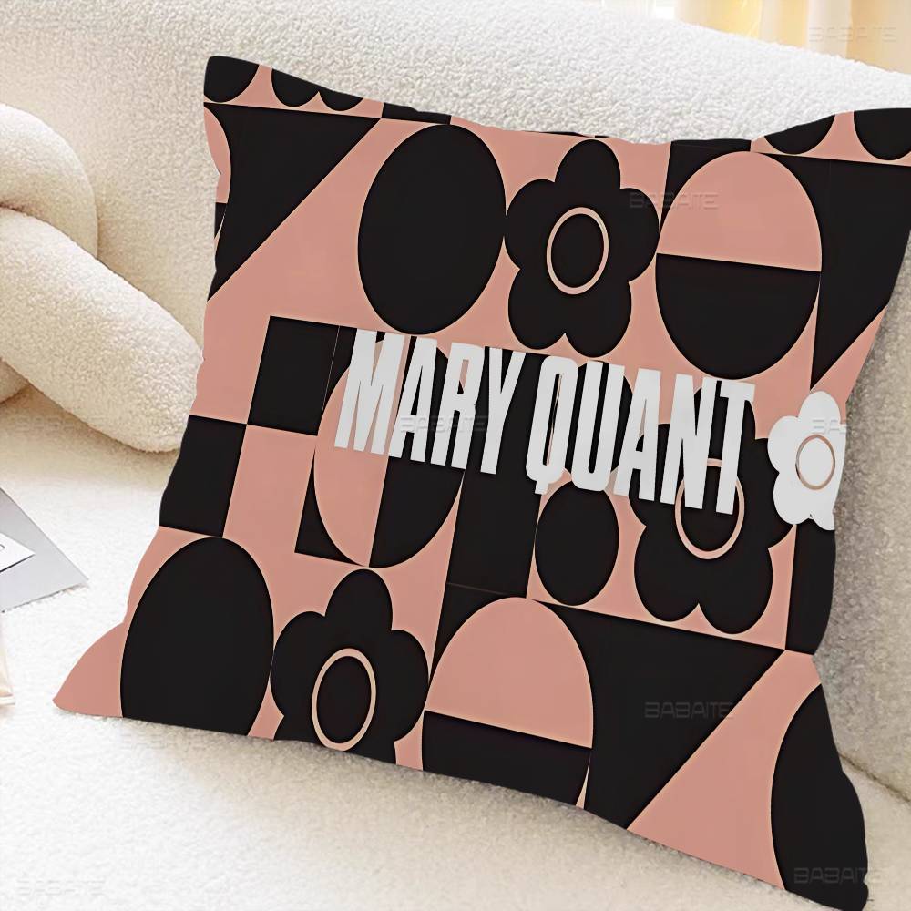 MMarys logo QQuants Cushion Cover Polyester Sofa Cushions Decorative Throw Pillows Home Decoration Pillowcover