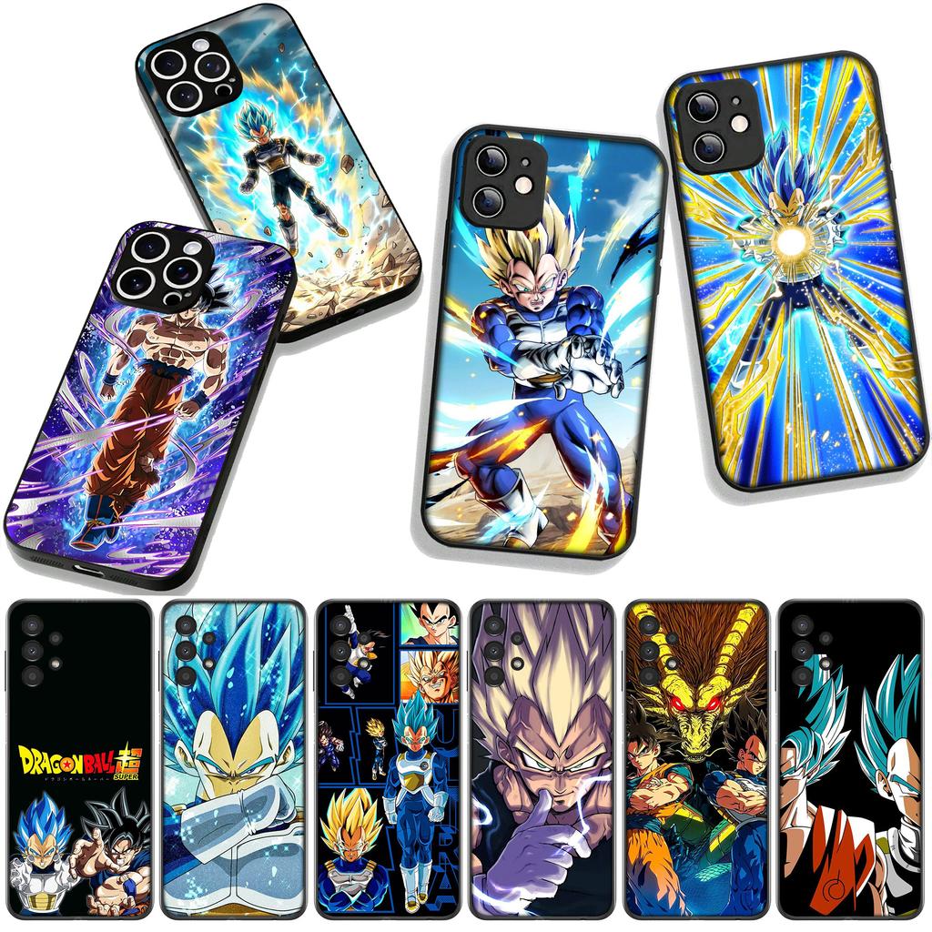 Vegeta Dragon Son Goku Ball Phone Cover Case for Apple iPhone 16 15 14 Plus 13 12 Mini 17 Pro Max + ProMax 16E Air 16+ Casing