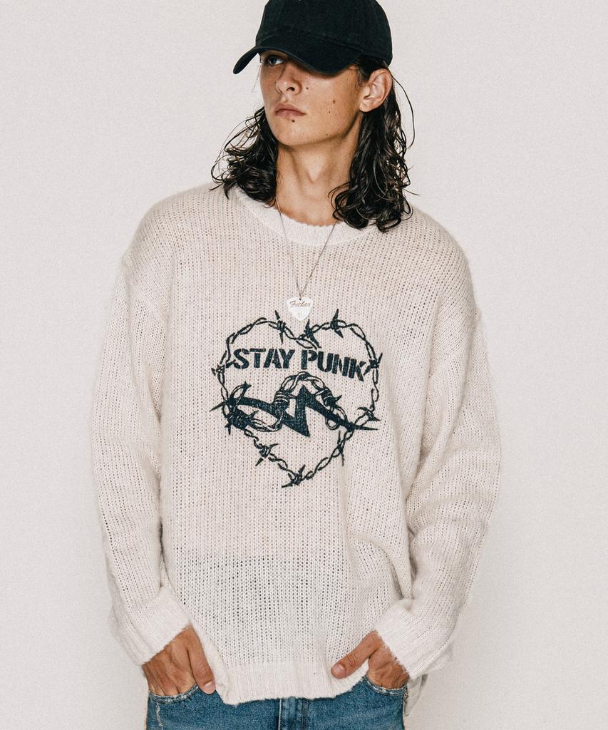 VASTIC Stay Funk Brush Knit_Ivory