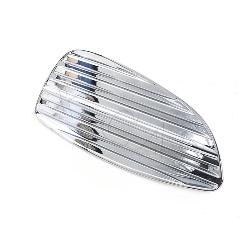 2PCS Front Bumper Fog Light Lamp Chrome Trim Grille Sticker Cover For Mercedes-Benz V-CLASS V260 V250 V220 2014 2015 2016-2018