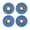Industrial Grade 4Piece Grinding Flap Discs 4.53in/4.92inch Grinder Flap Wheels Low Vibration Design Workshop Essential
