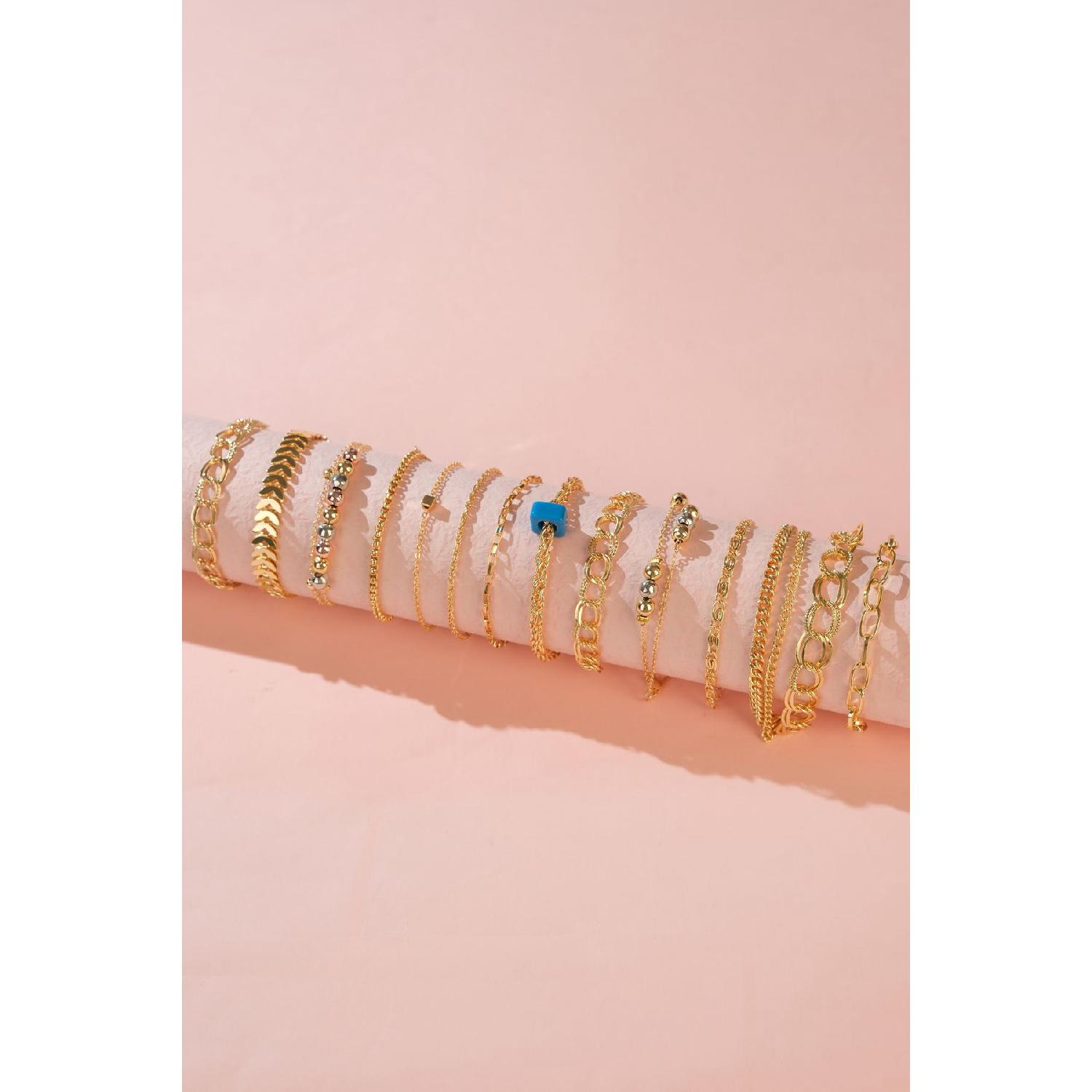 

Women s Bracelet Combination Set Gold Plated 0 чистий