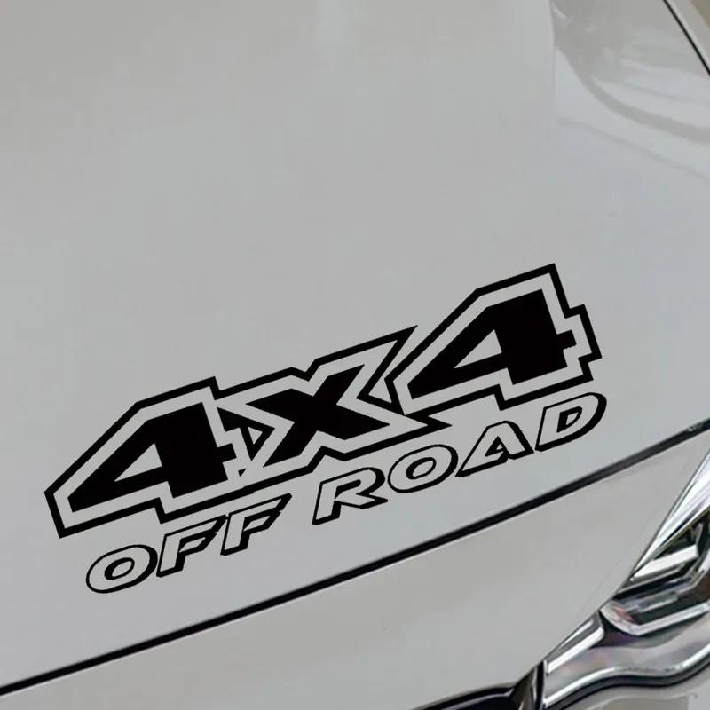 1pc Universal Creative 4×4 Off-road 4WD Reflective Decal Car Sticker Waterproof Window Decor Car Styling Auto Body Decoration