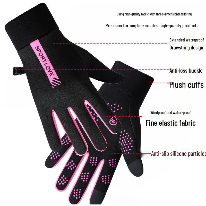 LIU Winter Warm Waterproof Touchscreen Gloves