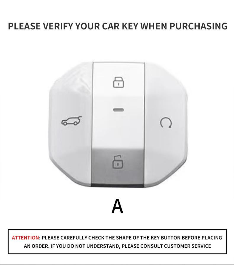 Leather Car Key Case Cover For Chery Jetour Mountain Sea T1 T2 Anti-Scratch Durable Auto Keychain Protector Decorative Accessory