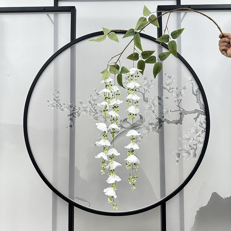 Monet Garden Artificial Wind Chime Flowers For Wedding Decor And Photography Scene Enhancement