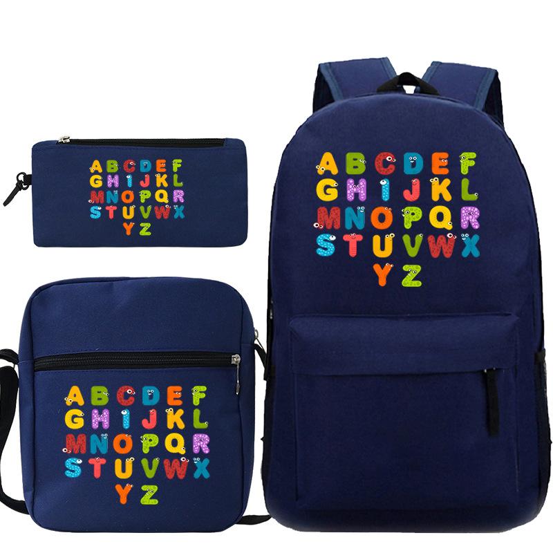 Game Alphabet Lore Alphabet Legend School Bag Backpack Shoulder Bag Pencil Case