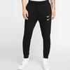 Nike Embroidered Swoosh Fleece-Lined Track Pants Men Bottoms Black DD5074-010