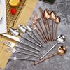 304 Stainless Steel Knives, Forks and Spoons High-end Restaurant Western Tableware Steak Knives, Forks and Spoons Small Waist Dessert Spoons and Forks