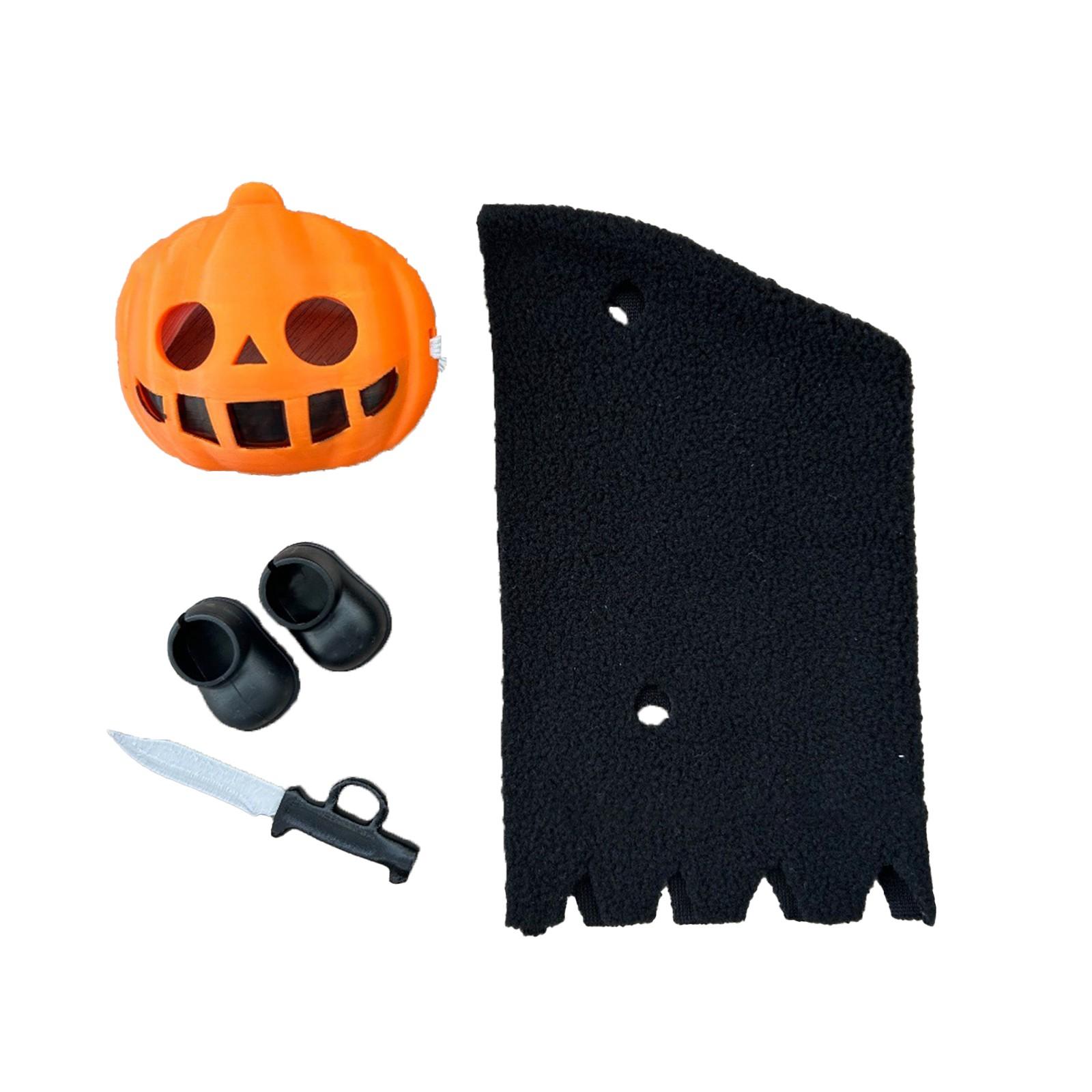 

Halloween Horror Doll Mask Personalized Costume Props One Size оранжевый