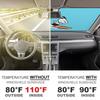 Snoopy Sunshade for Front Light Heat Suction UV Character Car 130x70cm Car, Sunshade, Blocking, Insulating, Cup, Sunshade, Protection, Foldable,