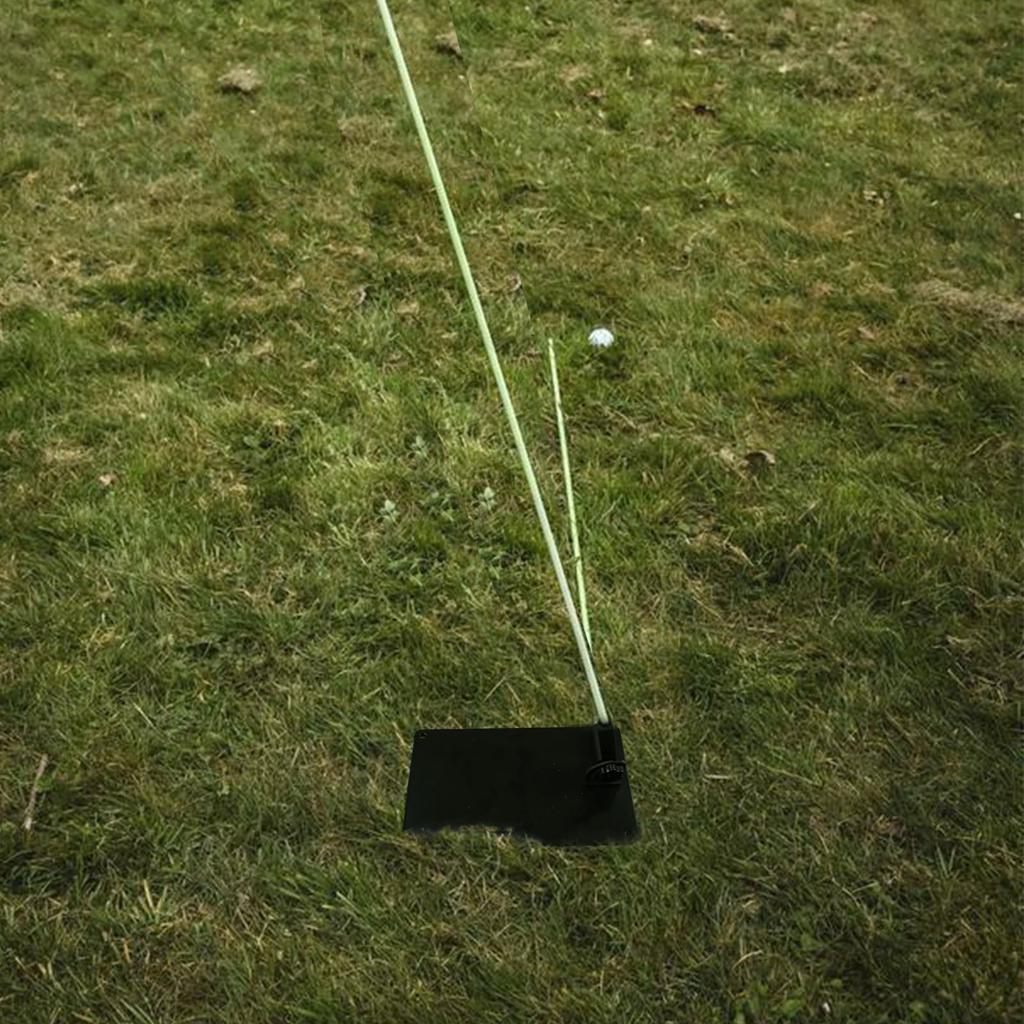 Golf Alignment Stick Holder Swing Practice Plate Plane Trainer Training Aid Alignment Stick Base