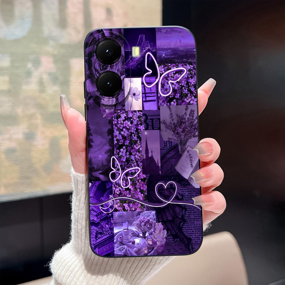 Case For Xiaomi Poco X7 X8 Pro Max Beautiful Bowknot Flower Anti-Fingerprint Unique Phone Cover For PocoX7Pro PocoX8ProMax Coque