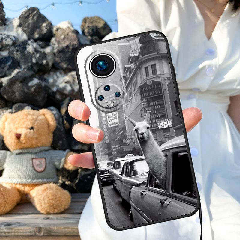 Cute Alpaca Donkey Case For Honor Magic 6 Pro 90 70 50 Magic 5 Lite X6 X7 X8 X9 X6a X7a X8a X9a X8b X9b Cover