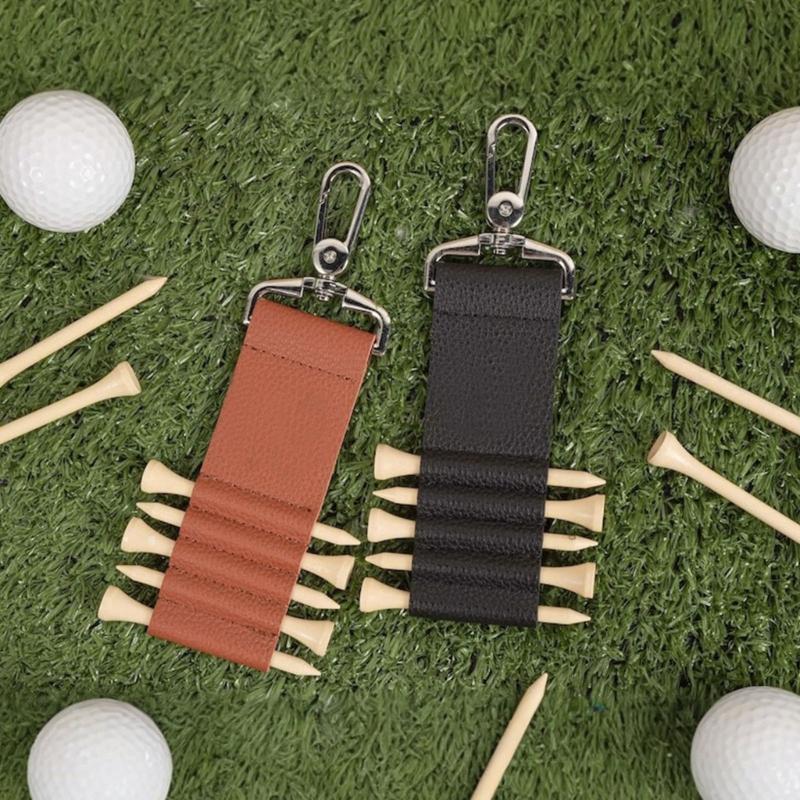 Platzsparender Golfzubehör-Organizer Abnehmbare Schlüsselanhänger-Clips Wetterbeständige PU-Konstruktion Sport-Essential