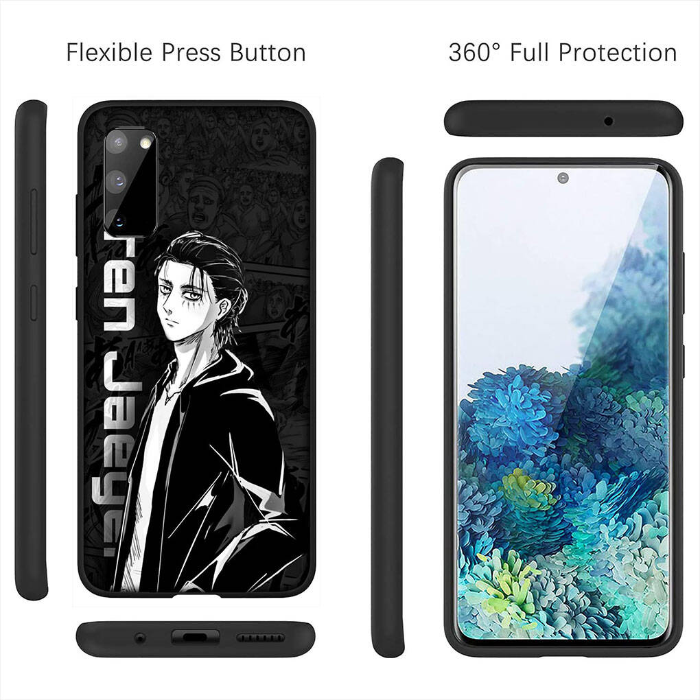 Cover for iPhone 17 16 15 Xiaomi Poco Redmi Note 14 13 12 Pro Max 9 16e Samsung Galaxy S25 S24 S23 OPPO Huawei Cartoon Attack on titan Levi Phone Case