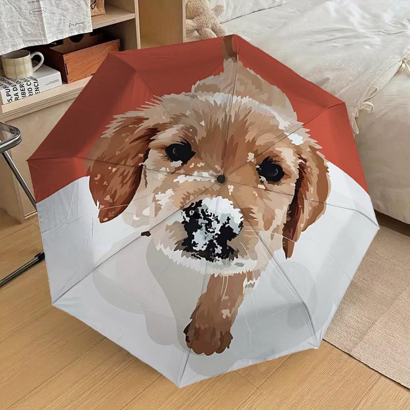 1pc Puppy Automatic Open/Close Umbrella, Formal Events - Ideal Gift for Family or Friends, Outdoor Accessory yy251211210