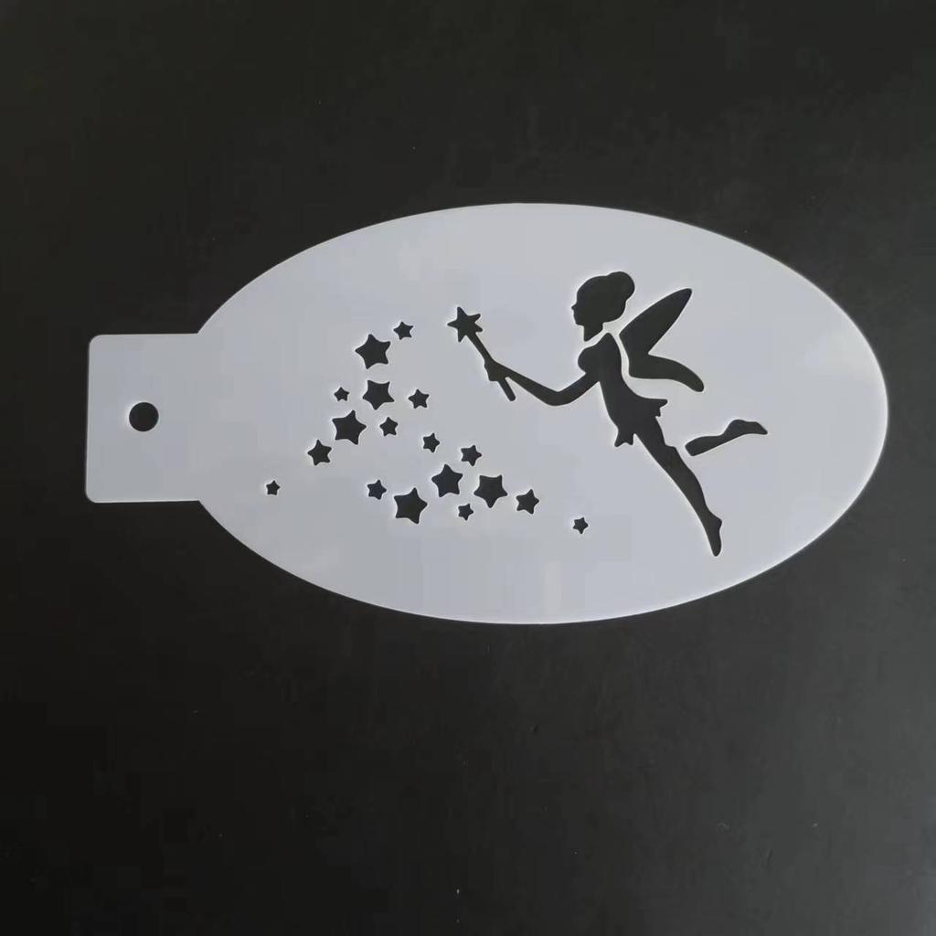 New Face Painting Stencils Templates Professional Body Art Dolphin Deer Butterfly Plastic Makeup Tools