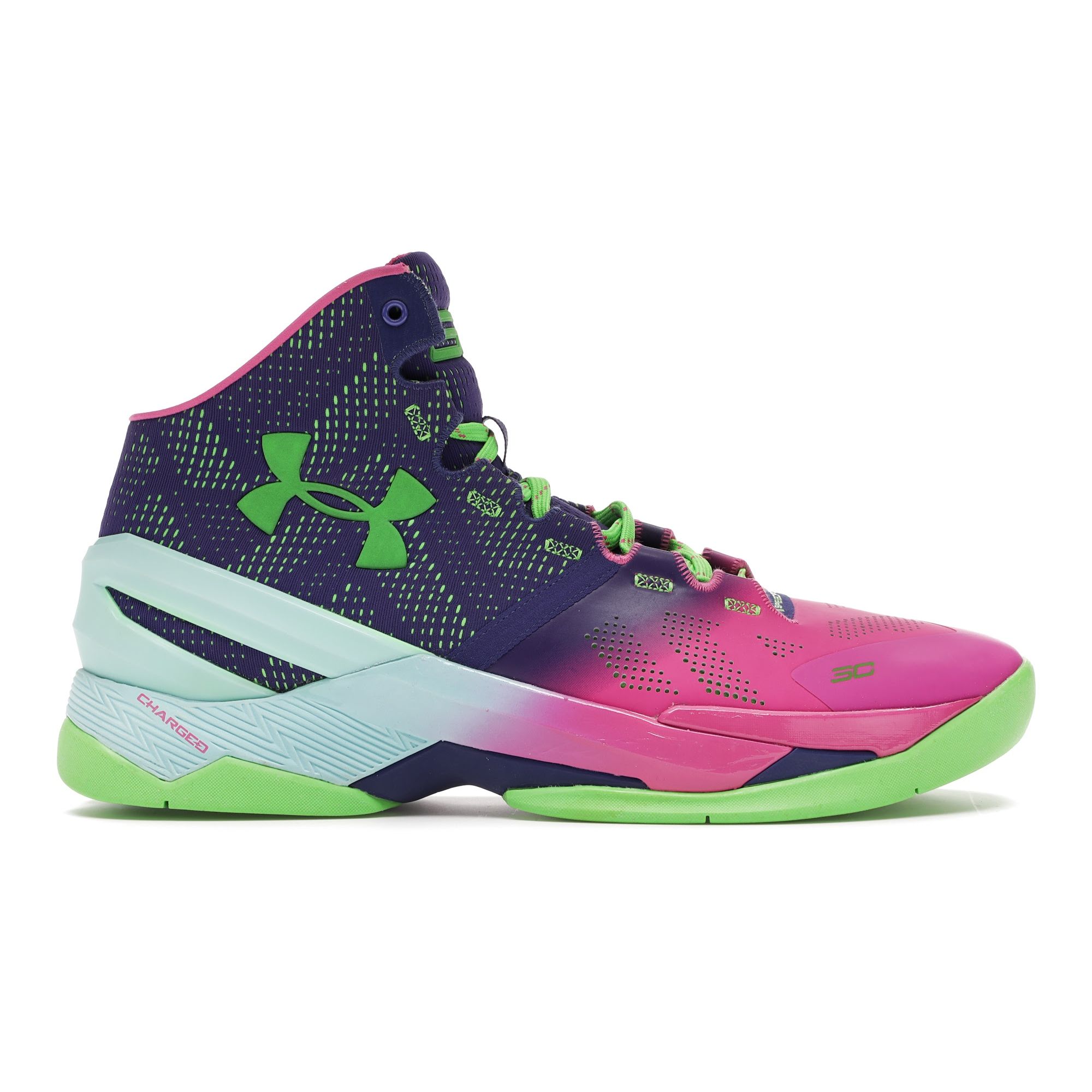 

Мужские кроссовки Under Armour Curry 2 Northern Lights Multi-Color Rebel-Pink Purple-Panic 1259007-652
