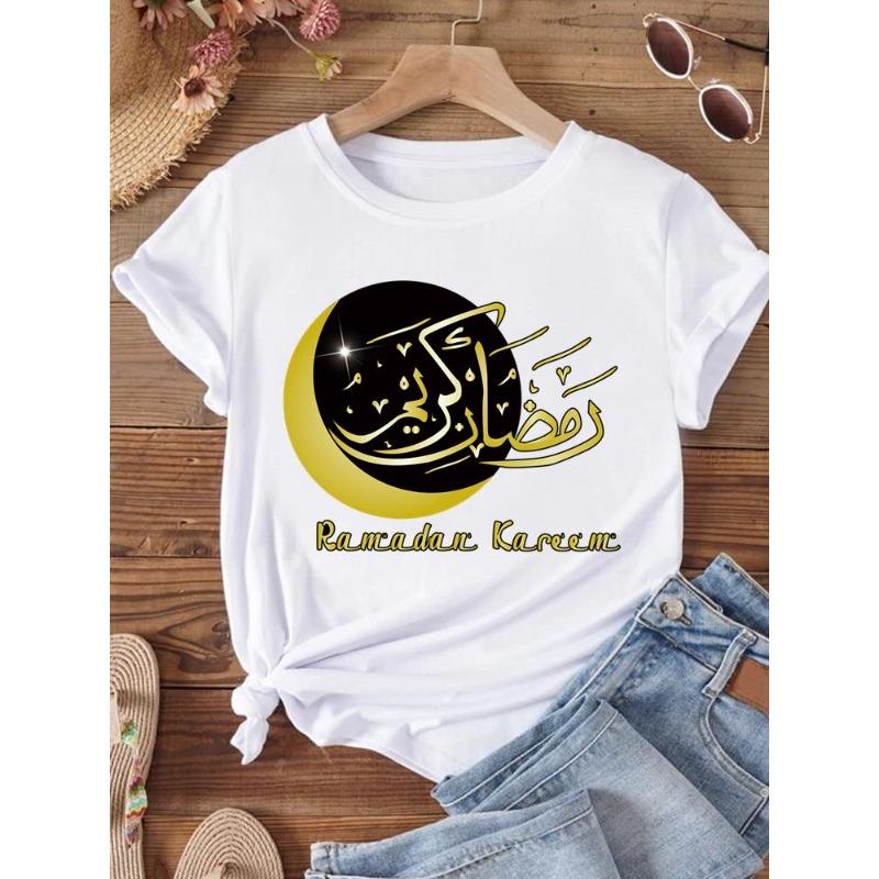 (Marime europeana) Tricou de Damă Stil Floral Mânecă Scurtă Acuarelă Tendință Drăguț Tricou Top Îmbrăcăminte Modă Imprimeu Doamnă Casual Femeie Tricouri Grafice