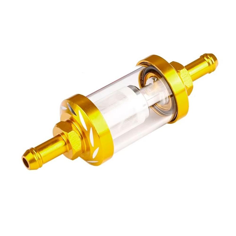Universal Motorcycle Fuel Filter CNC Aluminum Alloy Motor Oil Filters 8mm Auto Petrol Motor Machines Parts Fuel Filters5
