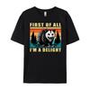 First Of All I M A Delight Angry Opossum Possum Wholesale Tshirts 100 Pcs T-Shirt Tops T Shirt Character
