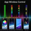 Rechargeable 40LED RGB Colorful Music Rhythm Ambient Light Bar APP Voice Control