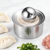 Manual Dumpling Wrapper Press Stainless Steel Pastry Skin Presser Dough Wrapper Press  Restaurant