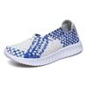 Woven Shoes Women Summer Flats Breathable Female Sneakers Lightweight Walking Shoe Handmade Fashion Lady Loafers Slip On Mujer