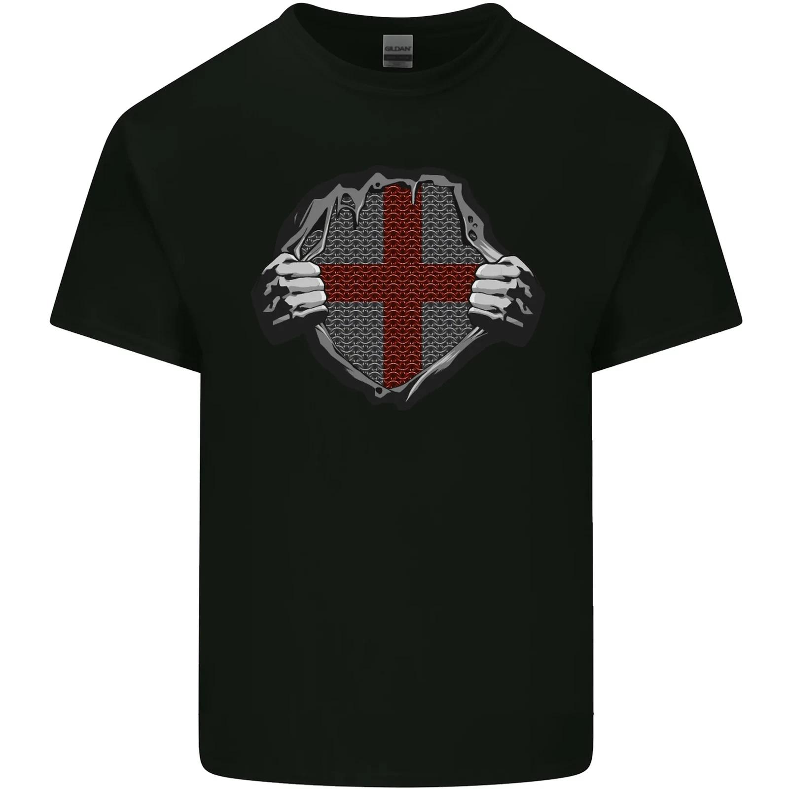 St Georges Day England Flag Fancy Dress Kids T-Shirt Childrens XL