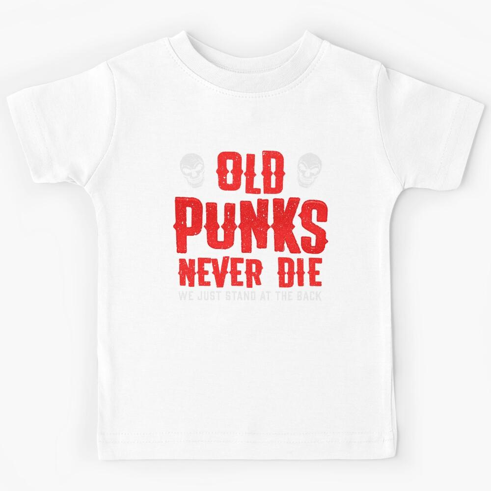 Punk Rock T-Shirt Never Dead Funny Kids T-Shirt 140