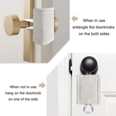 3 Stück Geräuschreduzierender Türdämpfer Elastisches Band Kissen für Kleinkindsicherheit und Leichtschläfer Einfache Installation