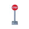 MOC Stadt Ampeln Straßenschilder Straßensperre Ampel Geschwindigkeitsbegrenzung Menschlicher Straßen Parkplatzschild Bausteine Szene Spielzeug