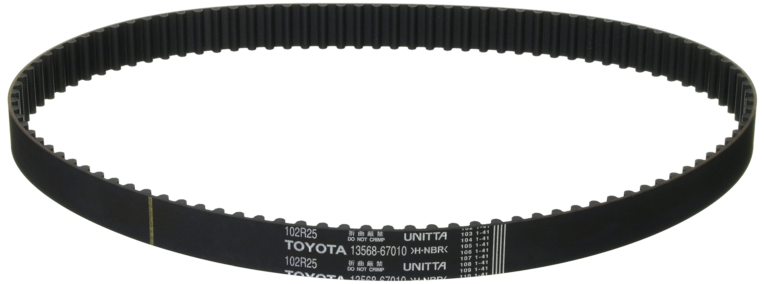 

TOYOTA Genuine Timing Belt Part Number 13568-69085