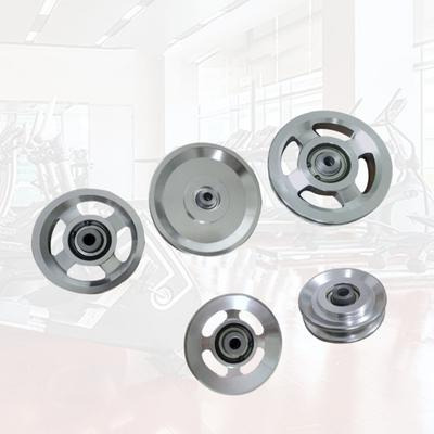 Pulley Wheel Smooth Surface Easy To Replace Replacement Aluminium Alloy Bearing Pulley Wheel