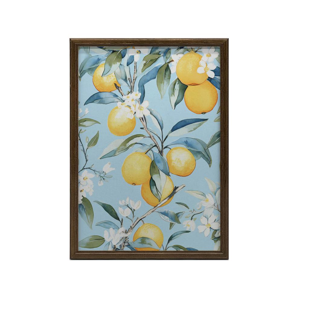 Kwitnące Pomarańcze Kwitnące Pomarańcze, 30X40 Cm, Bez Ramy, Płótno Premium Na Blejtramie