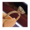 Exotischer Weißer Diamant Damen Retro Ring - Mode Accessoires Schmuck