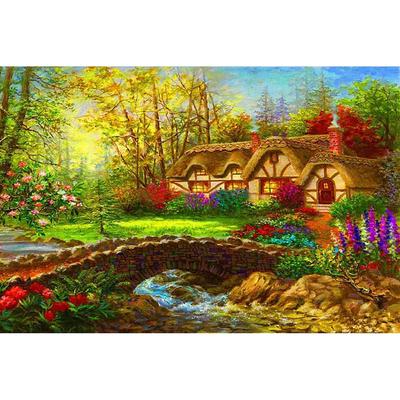 Pintura Diamante Bordado Diamante Floresta Fantasia 5d Faça Você Mesmo Diamante Redondo Completo Mosaico Pintura Daimond