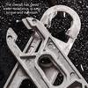 Professional 16 Functions Plumbing Wrench Compacts Design Thickened Aluminum Alloy Bathroom Fixture Installation Tool