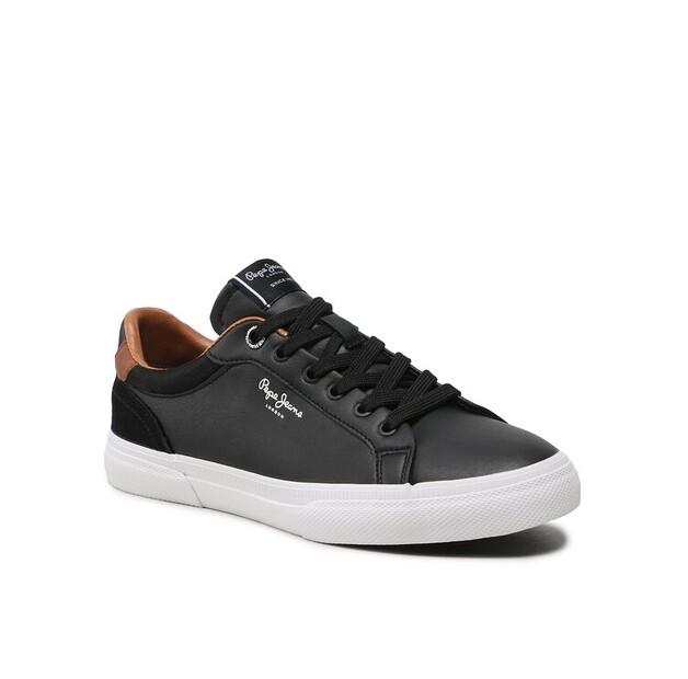 Мужские кроссовки Pepe Jeans Kenton court pms30839 чёрные
