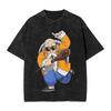 Master Roshi Dragon Ball Printed Tshirt Mens and Womens Washed Tshirt High Quality Vintage Cotton Tshirt Harajuku Tops