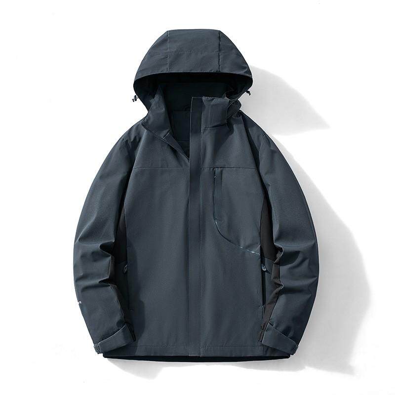 Lightweight Waterproof Windproof Outdoor Hiking Jacket Men Women Removable Hood Thin Softshell Sport Coat