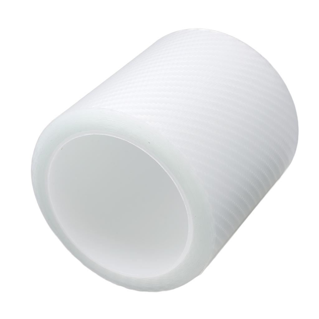 Car Door Edge Guard 16.5ft Length 4in Width Carbon Fiber Style Scratch Proof Water Resistant