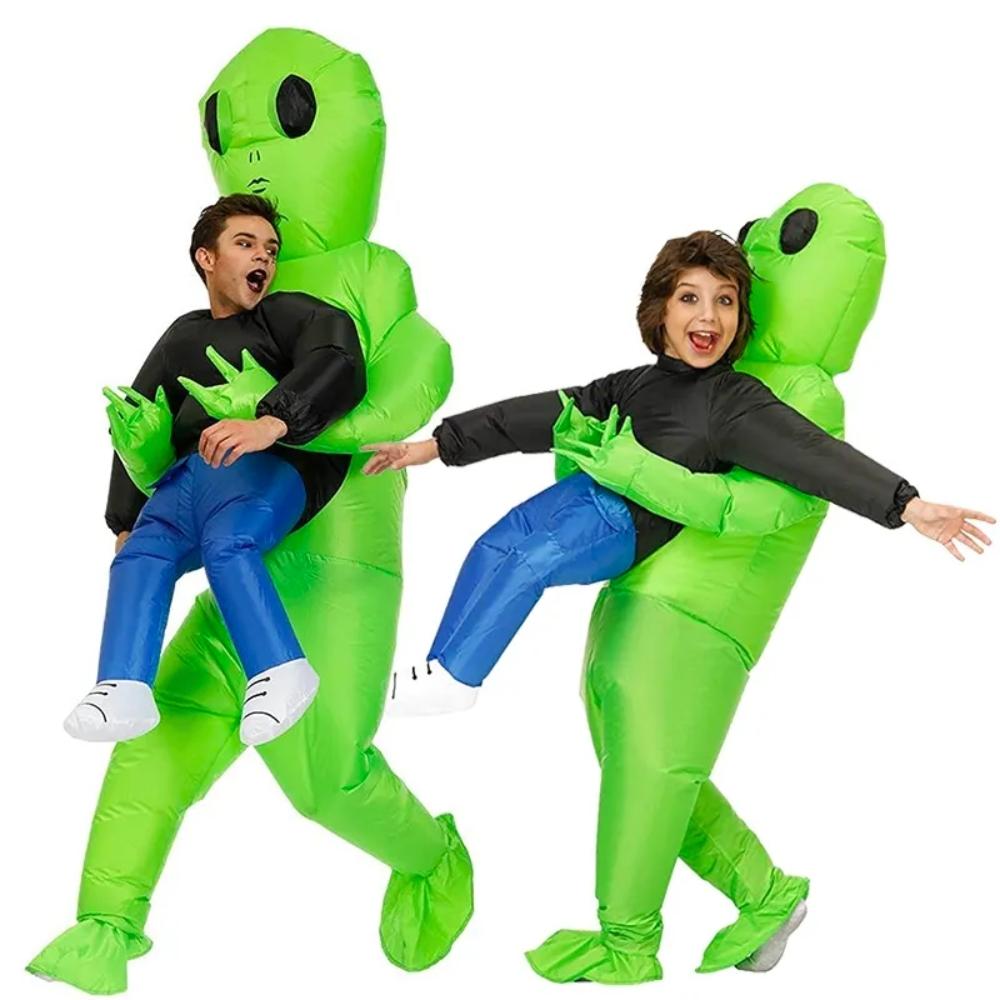 Alien Ufo Costume, Inflatable, Self-Inflating, Halloween Costume