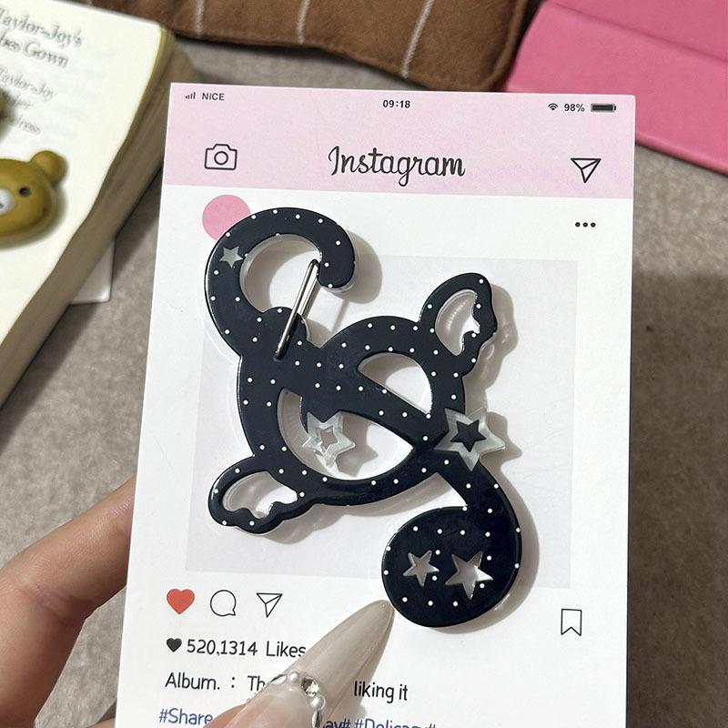 Kreativ Form Karbinhake Koreansk Handtält Dekoration Ryggsäck Hänge Tecknad Väskberlocker Ryggsäcksaccessoarer