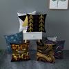 Home Products New Black Geometric Sofa Pillow Cushion Cover Digital Printing Office Cushion Cover