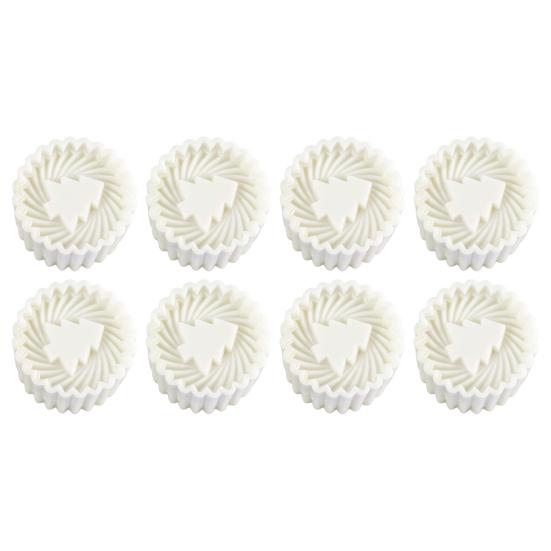 Reusable Christmas Baking Supplies Tree Cookie Mold, 2-in-1 Double-Sided Biscuit Press for DIY Compact Kitchen Utensils And Mooncakes, Pastry