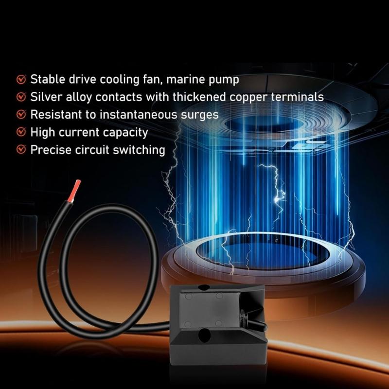 Plastic 12V 30A Push Pull Switches 264346-10 Replacement Pre Wired for Easy Installation In Cars Trucks & Marine Equipment