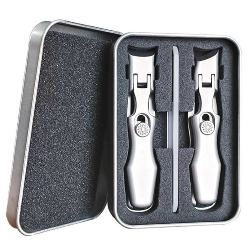 Angled Nail Clippers Nail Cutter Large Opening Toenail Clippers Stainless Steel Fingernail Clippers Toe Nail Clippers